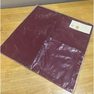Pottery Barn Cardinal Basketweave 20" Throw Pillow Cover Maroon Red 100%‎ Cotton